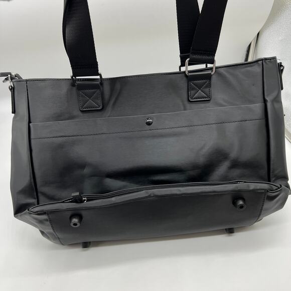 IHKWIP Cargo Catchall Tote with Two Crossbody Straps Metallic Black - Picture 3 of 11